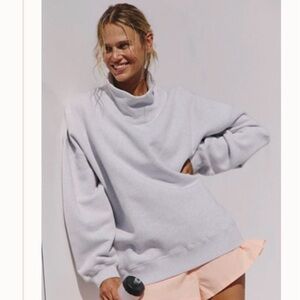 FP Movement A Cut Above Mockneck Pullover Sweatshirt SM
